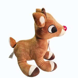 Rudolph The Red Nosed Reindeer Plush 10 in Light Up Musical New with Tags